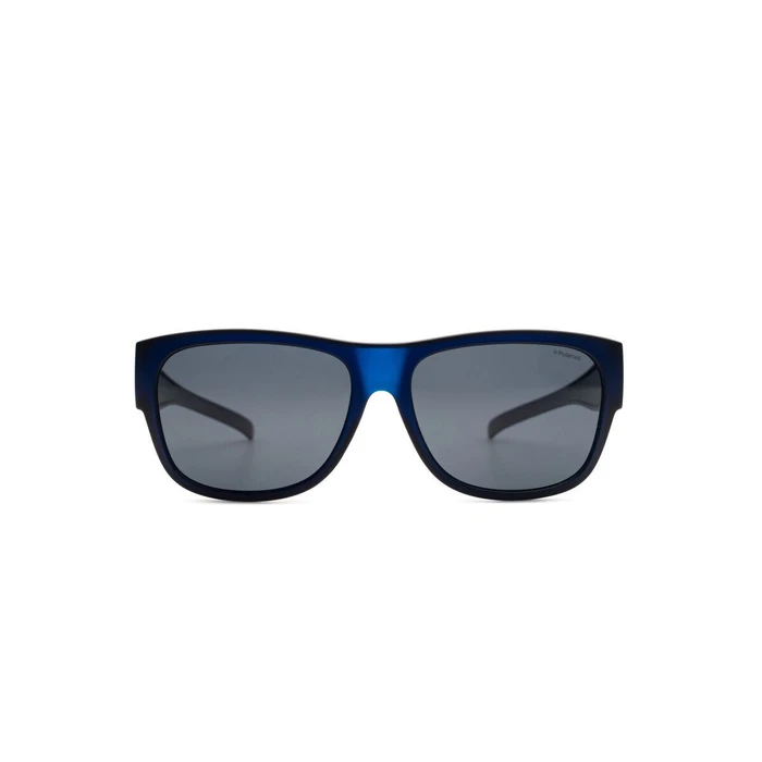 Polaroid Suncover PLD9003/S M3Q/C3 — Unisex Fit‑Over Sunglasses, Polarized Grey/Blue Lenses, Polycarbonate Frame (58 mm)