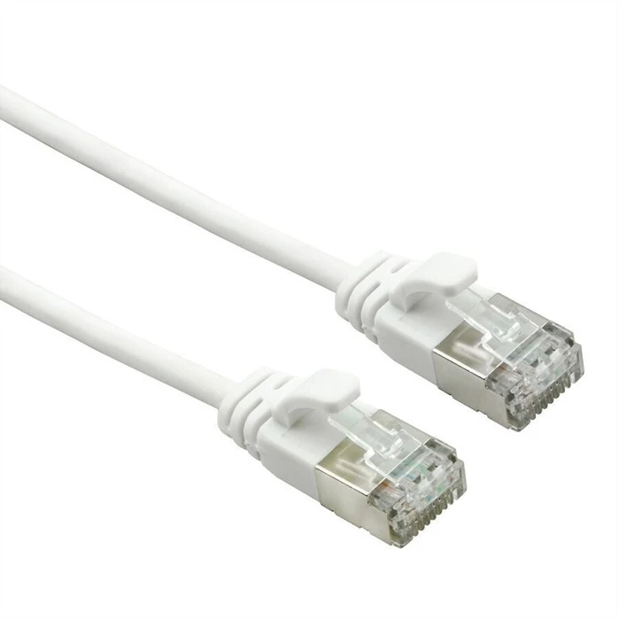 Roline U/FTP (STP) Cat.7 (10Gbps) Καλώδιο Δικτύου Ethernet 5m Λευκό