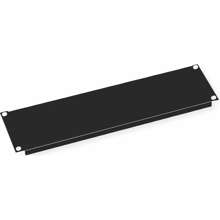 Roline 19" Blank Panel, 3U, Metal, Black RAL9005 (26.99.0300) - Value