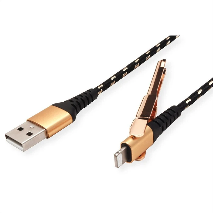 ROLINE GOLD USB 2.0 Sync & Charging Cable Lightning 1 m (USB-A to Lightning)