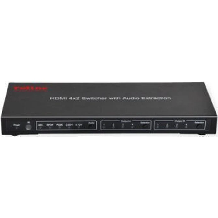 Roline 4K HDMI Matrix Switch 4 x 2 with Remote Control