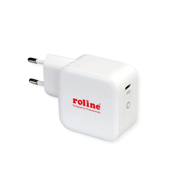 ROLINE USB φορτιστής 1x USB-C PD 61W (Euro-Stecker)
