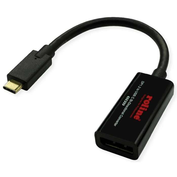 Roline Bidirectional Display Adapter USB-C (male) to DisplayPort (female) 0.2 m - Passive