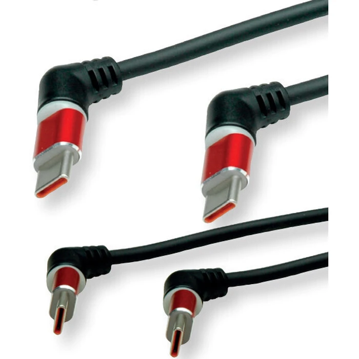 USB 2.0 Charging Spiral Cable USB Type-C to USB Type-C (M/M) - Roline (11.02.8350)