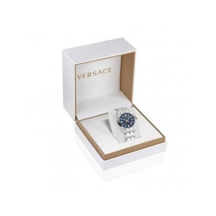Versace Ανδρικά Ρολόγια VE7C00523 Ασημί 41 mm