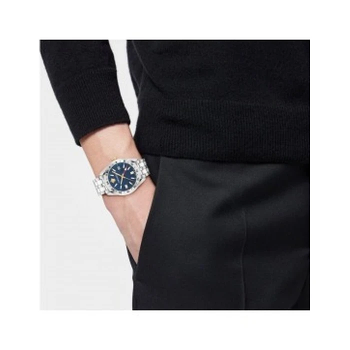 Versace Ανδρικά Ρολόγια VE7C00523 Ασημί 41 mm