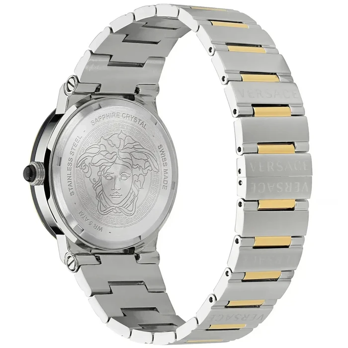 Versace Ανδρικά Ρολόγια VE7G00223 Ασημί 38 mm