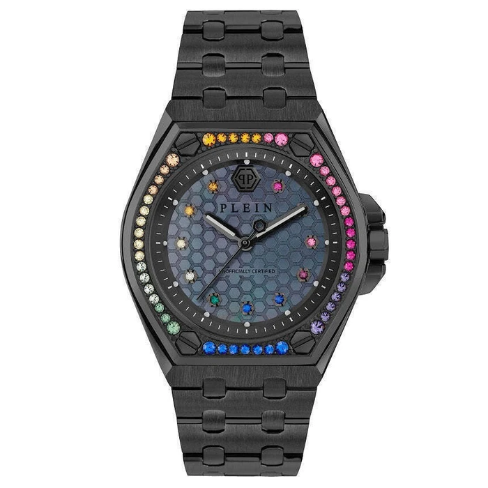 Philipp Plein Extreme Γυναικείο Ρολόι 38mm Μπαταρίας με Μαύρο Μεταλλικό Μπρασελέ PWJAA1423