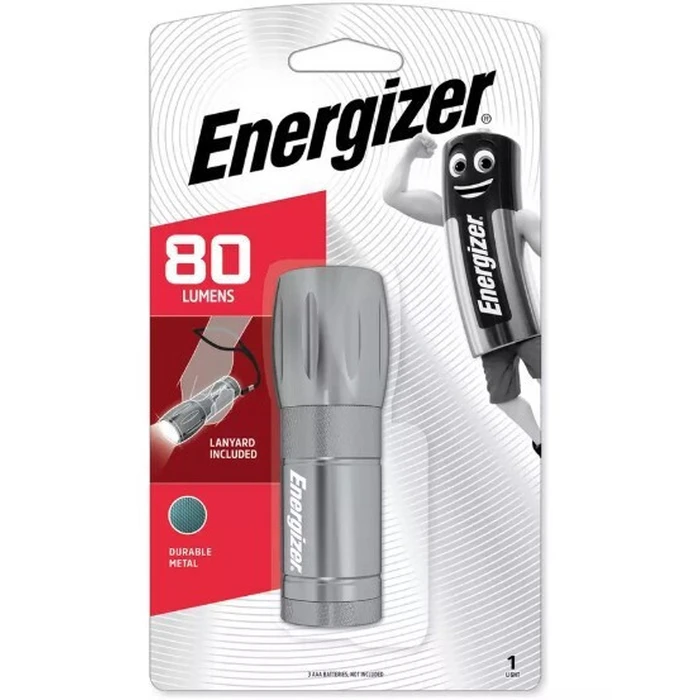 Energizer Flashlight Metal Light 3AAA 80 Lumens
