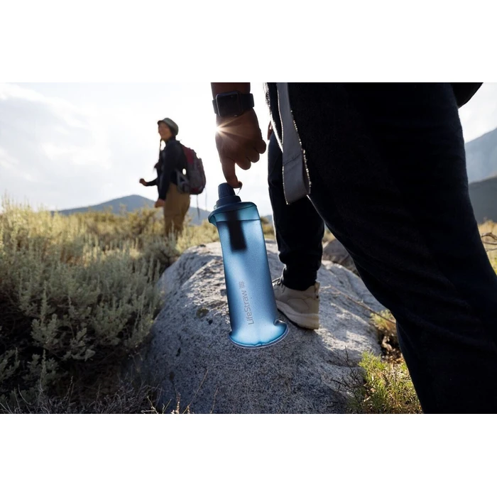 Lifestraw Peak Squeeze φιάλη με φίλτρο νερού 1000ml - Mountain Blue