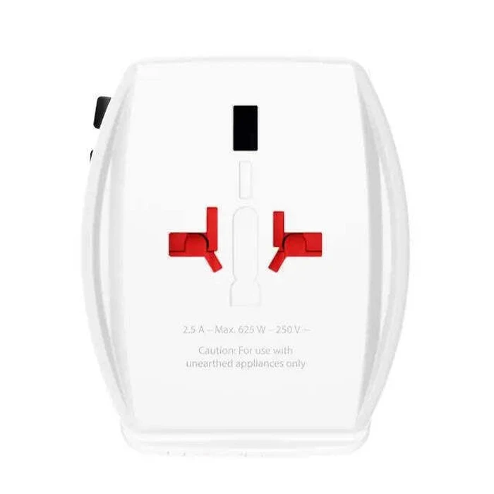 SKROSS MUV USB AC65PD ταξιδιωτικός αντάπτορας με καλώδιο USB‑C (Παγκόσμιος)