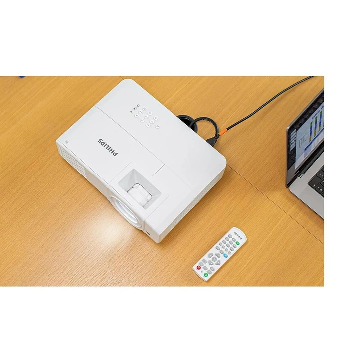 Philips ProPix 650 PRX650/INT 3D Projector — DLP HD Single-Lamp with Built-in Speakers