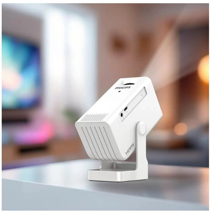 Philips NeoPix 140 LCD LED HD Projector with Built-in Speaker (NPX140/INT)