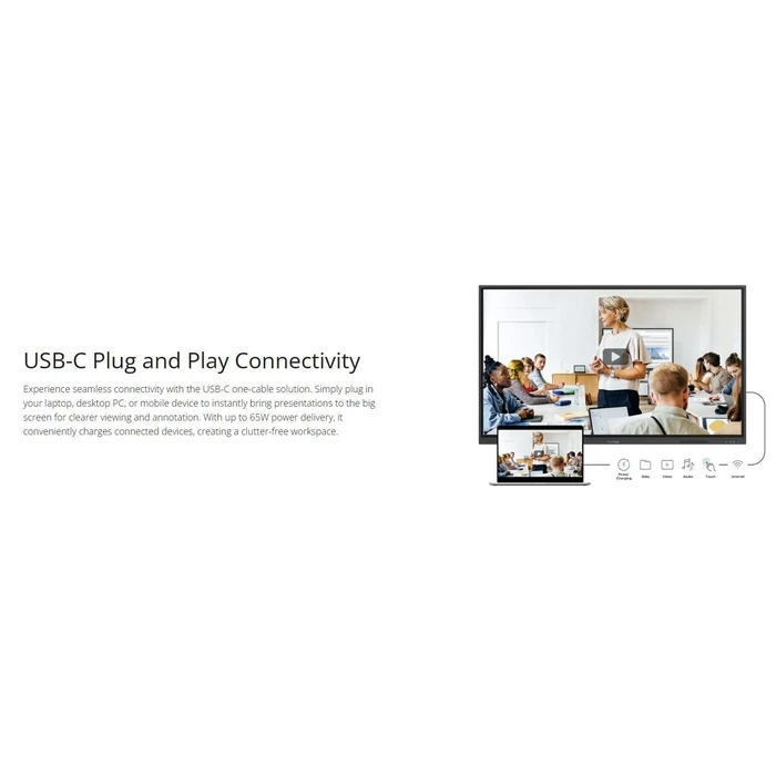 ViewSonic Διαδραστικός Πίνακας Αφής 65" IFP65G1 Android 4K UHD (40-σημείων)