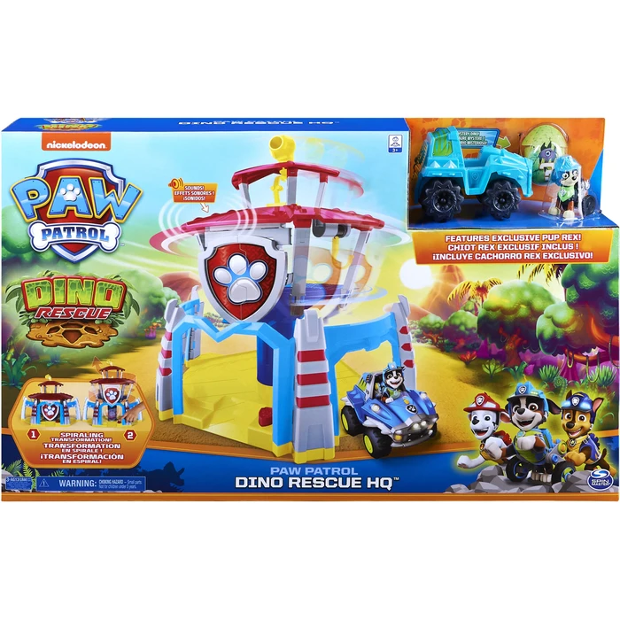 Spin Master Paw Patrol - Dino Headquarters (incl. base vehicle, Rex pup figure)