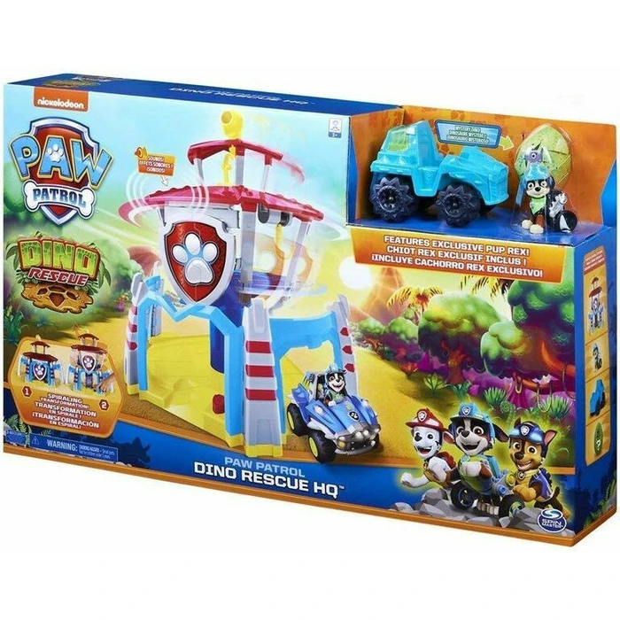 Spin Master Paw Patrol - Dino Headquarters (incl. base vehicle, Rex pup figure)