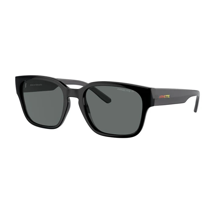 Arnette AN4325-291081 (HAMIE) Men's Sunglasses 53/21/145 Black Acetate Frame, Black Lenses, UV400