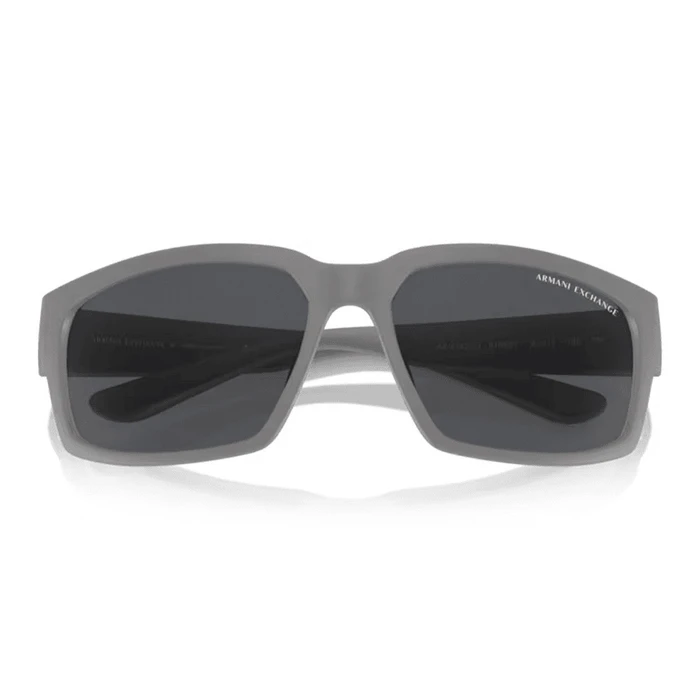 Armani Exchange Unisex Γυαλιά Ηλίου με Γκρι Κοκκάλινο Σκελετό και Γκρι Φακό AX4142SU 818087