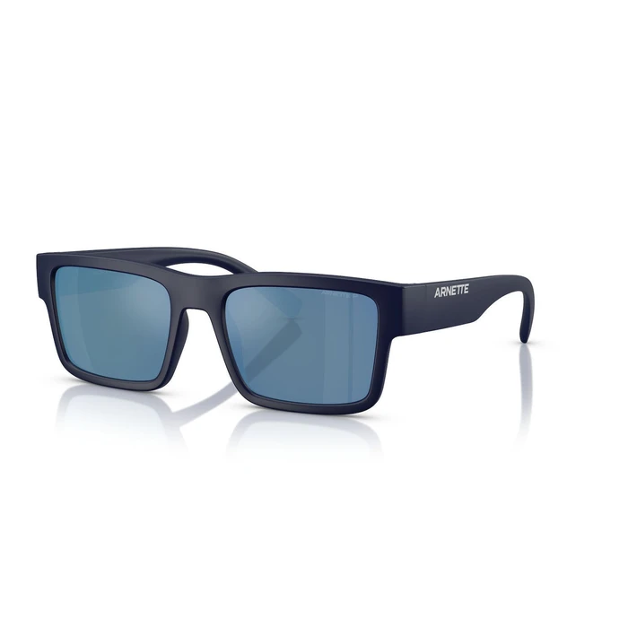Arnette Men's Sunglasses AN4344-275922 - Matte Dark Blue (Navy) Frame, Dark Grey Mirror Polarized Lenses, 54/19/145 mm