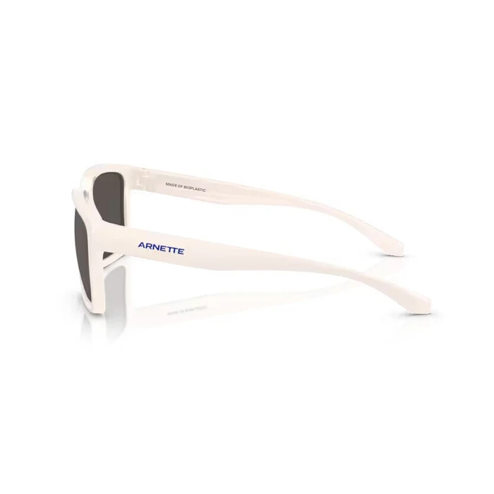 Arnette Men's Sunglasses AN4346-296387 — Ivory White Acetate Frame with Dark Grey Lens (57/18/140)