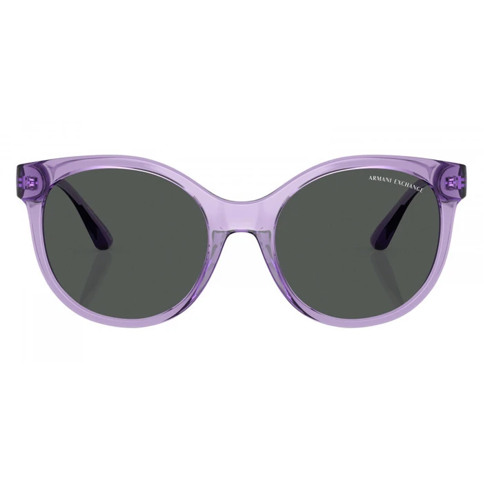 Armani Exchange Women's Sunglasses AX4120S 823687 - Purple Frame, Grey Lens (54/19/140)