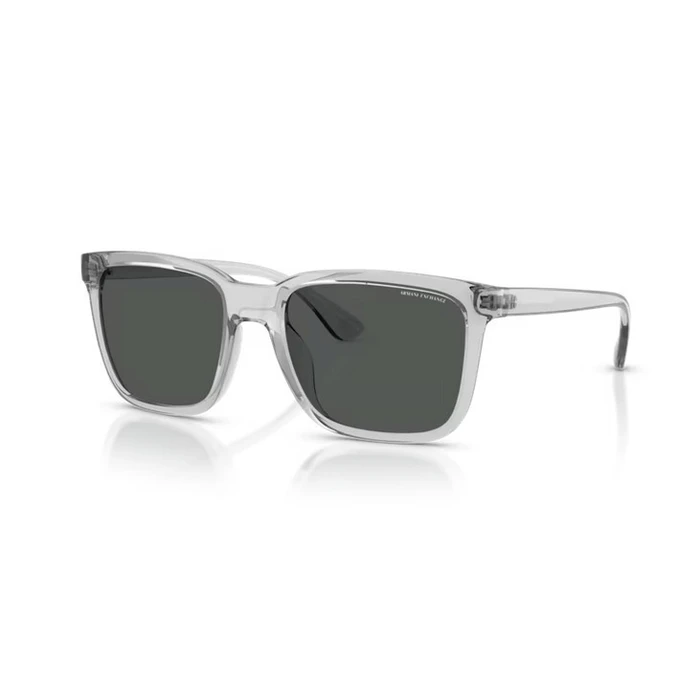 Armani Exchange Unisex Γυαλιά Ηλίου με Γκρι Κοκκάλινο Σκελετό και Γκρι Φακό AX4112SU 823987