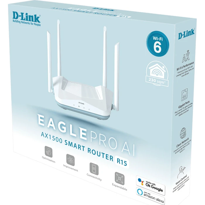 D Link Δρομολογητής R15 EAGLE PRO AI AX1500