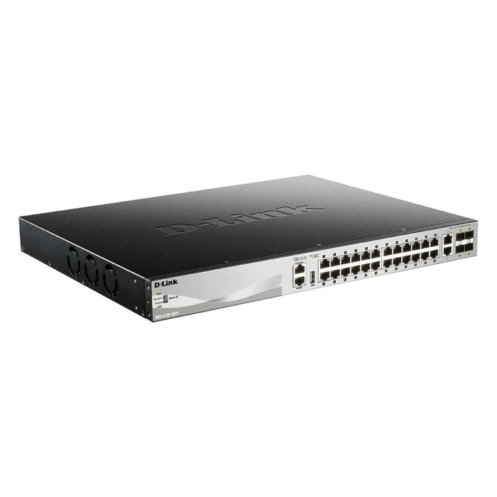 D-Link DGS-3130-30PS/E 30-Port L2+ PoE Gigabit Stack Switch