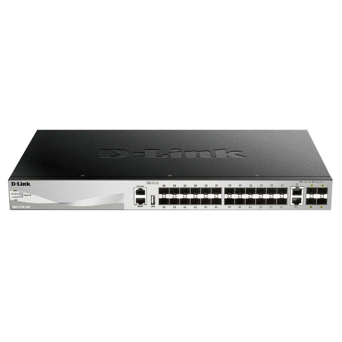 D-Link DGS-3130-30PS/E 30-Port L2+ PoE Gigabit Stack Switch