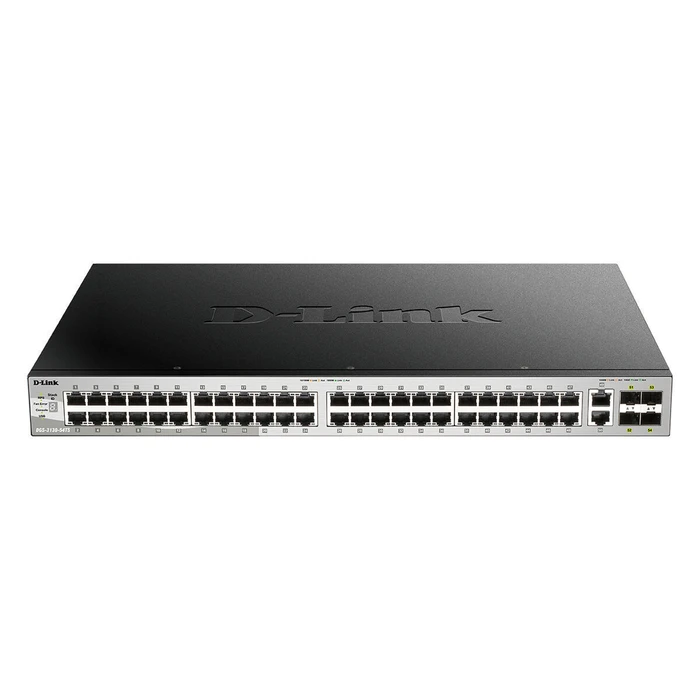 D-Link DGS-3130-54TS/E Managed L3 Switch — 48 x 1GbE Ports, 4 x SFP