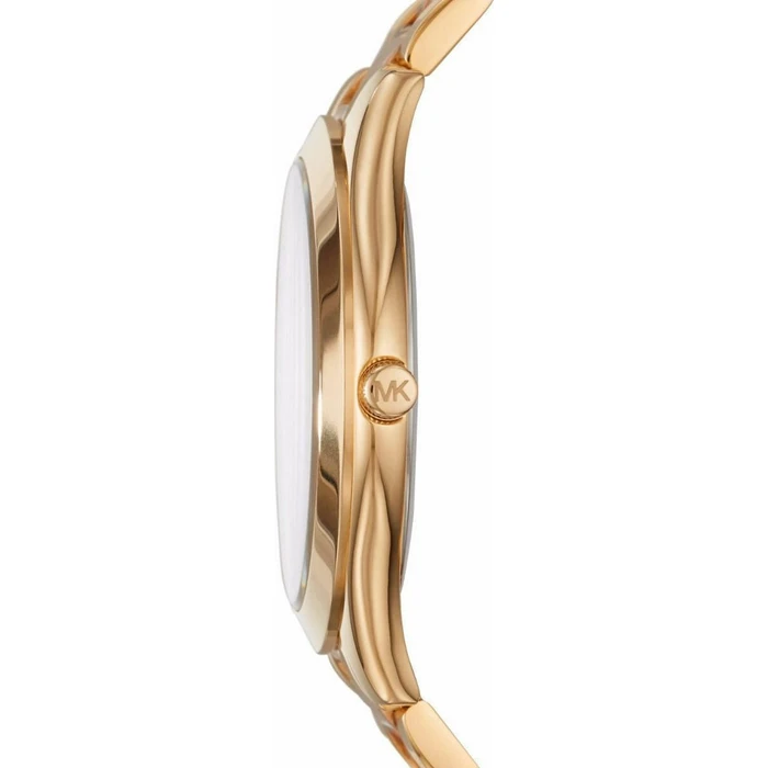 Michael Kors Runway Γυναικείο Ρολόι 34mm Μπαταρίας Ροζ Χρυσό Μεταλλικό Μπρασελέ MK3493