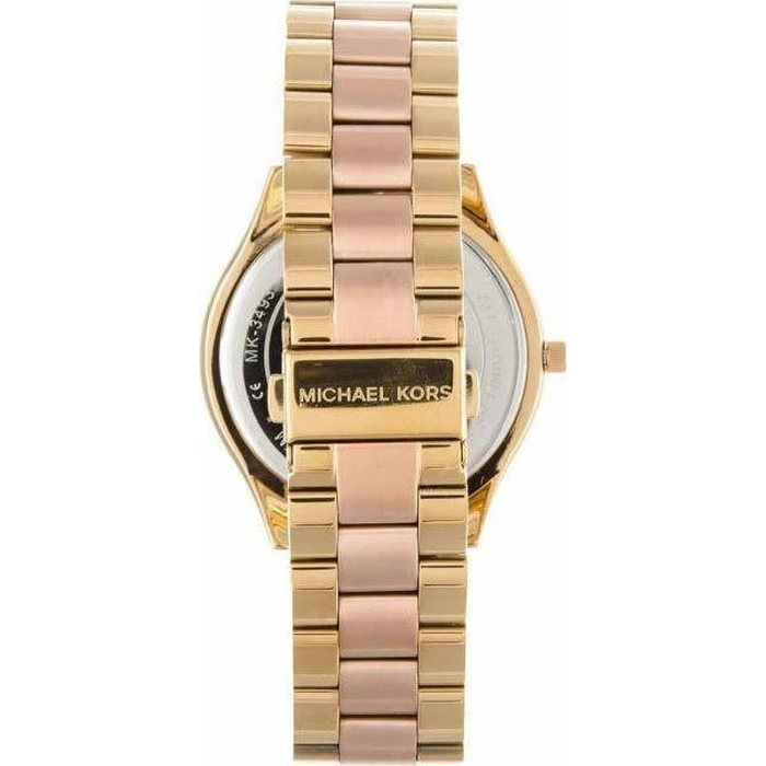 Michael Kors Runway Γυναικείο Ρολόι 34mm Μπαταρίας Ροζ Χρυσό Μεταλλικό Μπρασελέ MK3493