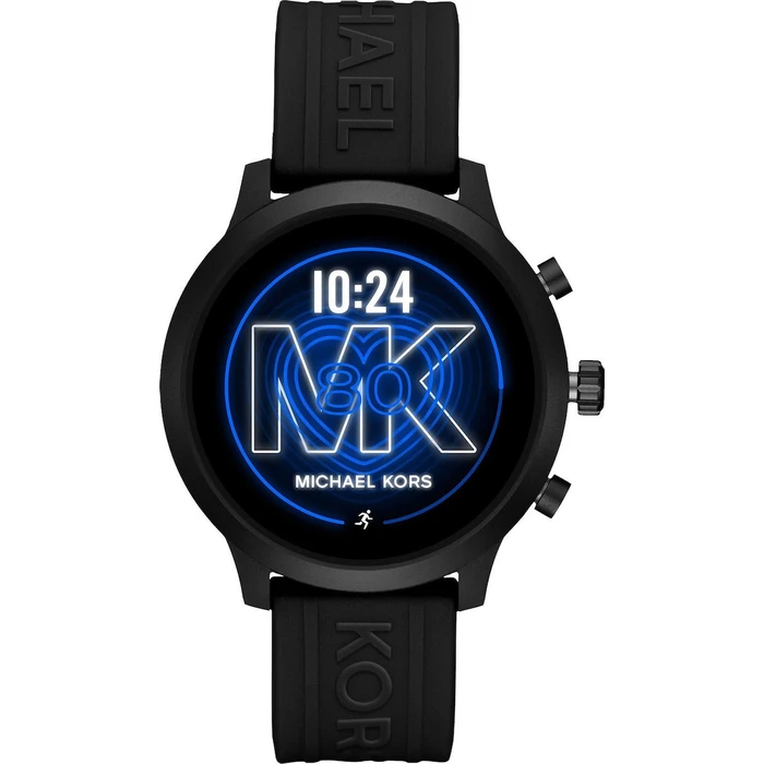 Michael Kors MKGO Stainless Steel 43mm Smartwatch με Παλμογράφο (Μαύρο)