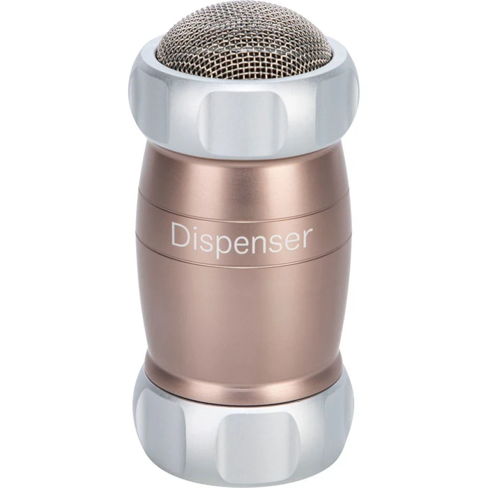 Εργαλεία ζαχαροπλαστικής Marcato Dispenser Design Powder Pink διανομέας αλευριού/ζάχαρης 6 x 6 x 12.5 cm