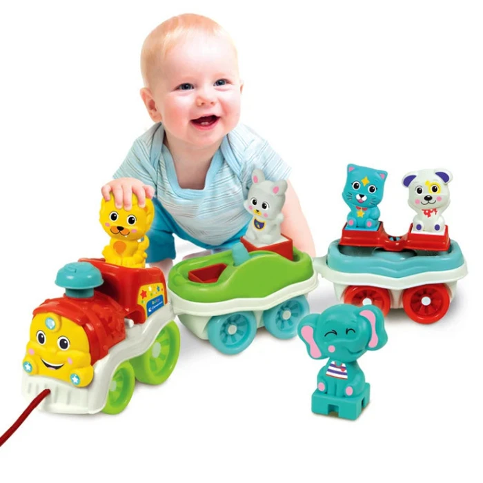 Baby Clementoni Διαδραστικό Τρένο με Ζωάκια και Μουσική, 12+ μηνών