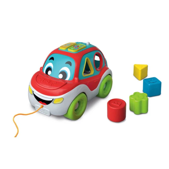 Baby Clementoni Παιχνίδι Ταξινόμησης Σχημάτων Car Shape & Color Sorter για 10+ Μηνών (50808)