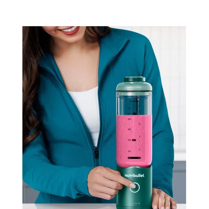 Μπλέντερ nutribullet Flex NBP013GR φορητό επαναφορτιζόμενο 590ml πράσινο