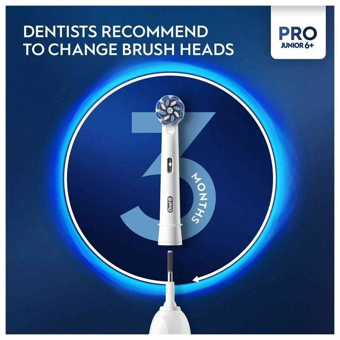 BRAUN ORAL‑B Junior Pro 6 Plus Frozen Electric Toothbrush for Kids 6+