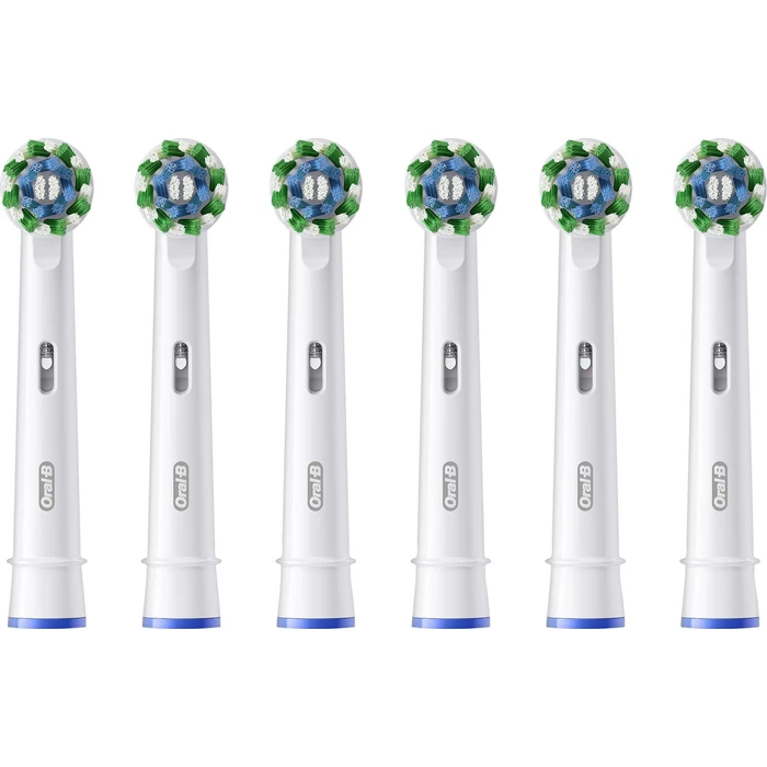 ORAL-B Ανταλλακτικές Κεφαλές Οδοντόβουρτσας CrossAction 6 τεμάχια Λευκό