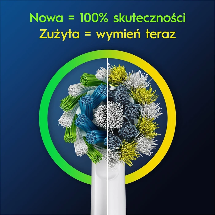 ORAL-B Ανταλλακτικές Κεφαλές Οδοντόβουρτσας CrossAction 6 τεμάχια Λευκό
