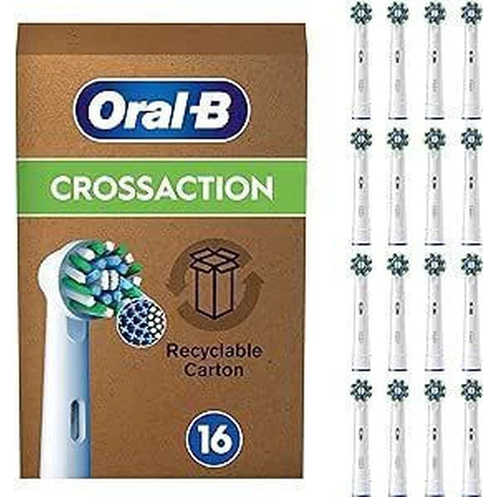 Oral-B CrossAction Ανταλλακτικές Κεφαλές Οδοντόβουρτσας 16τμχ