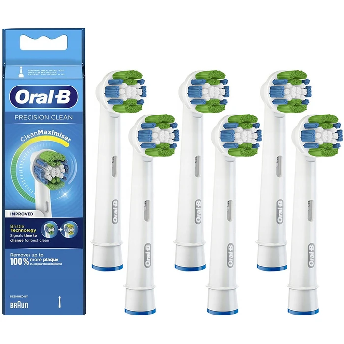 Αξεσουάρ για στοματική φροντίδα Oral-B Pro Precision Clean ανταλλακτικές κεφαλές οδοντόβουρτσας 6 τεμαχίων