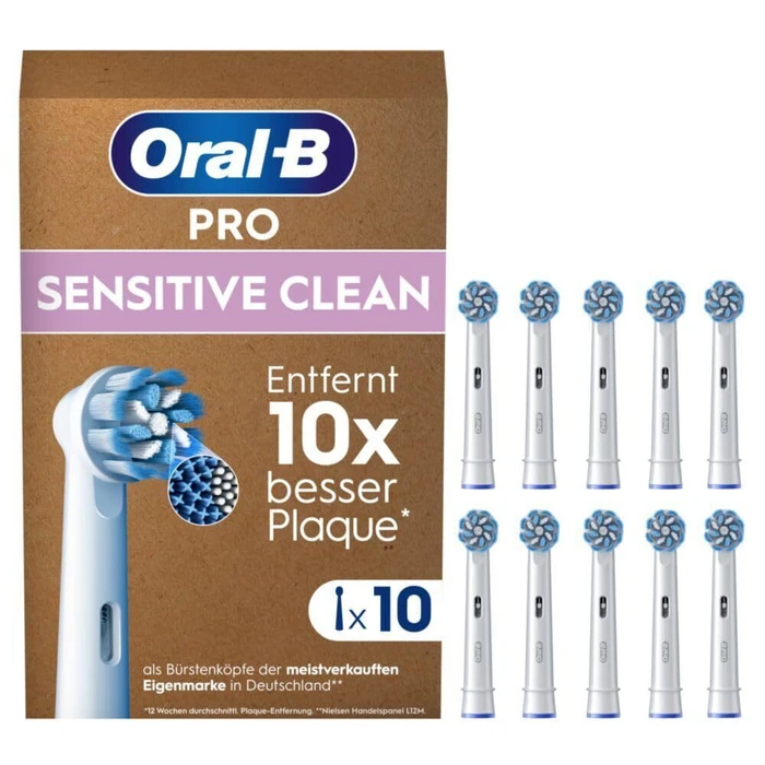 Oral-B Pro Sensitive Clean Ανταλλακτικά Κεφαλές Οδοντόβουρτσας 10 τεμ (Μαλακή)