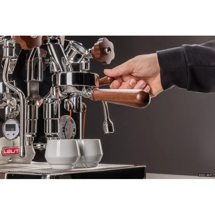 Lelit Bianca V3 Espresso Machine (PL162T-EU) - 1500W, 15 bar, 2.5L tank, Portafilter, Brown