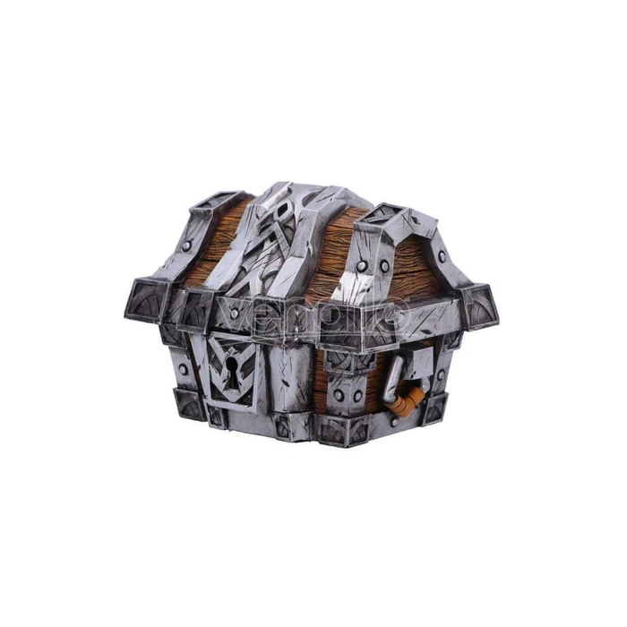 Nemesis Now Κουτί Αποθήκευσης World of Warcraft Silverbound Treasure Chest Box 13cm