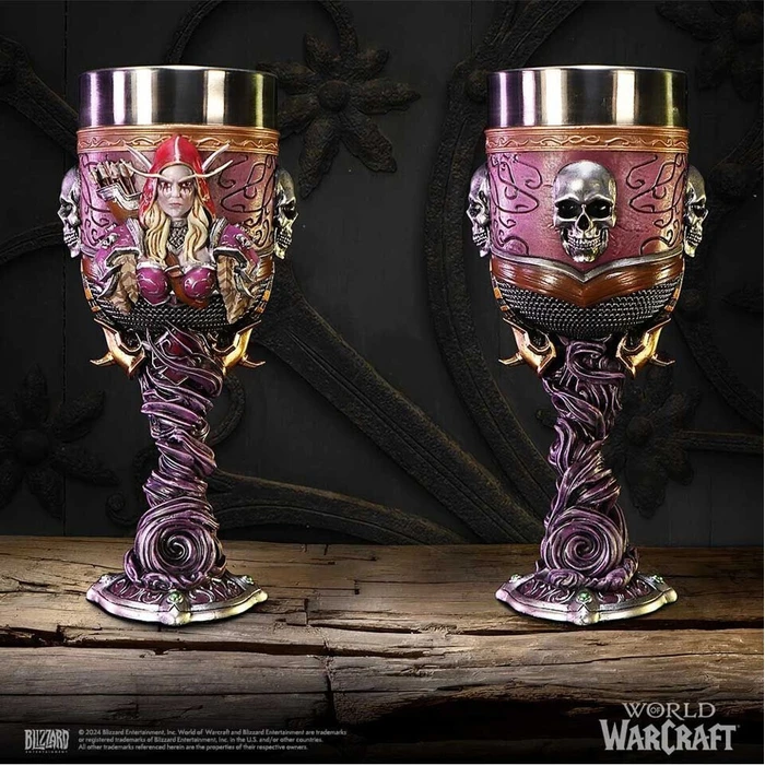 Gaming Collectible Nemesis Now World of Warcraft Sylvanas Goblet 19.5cm