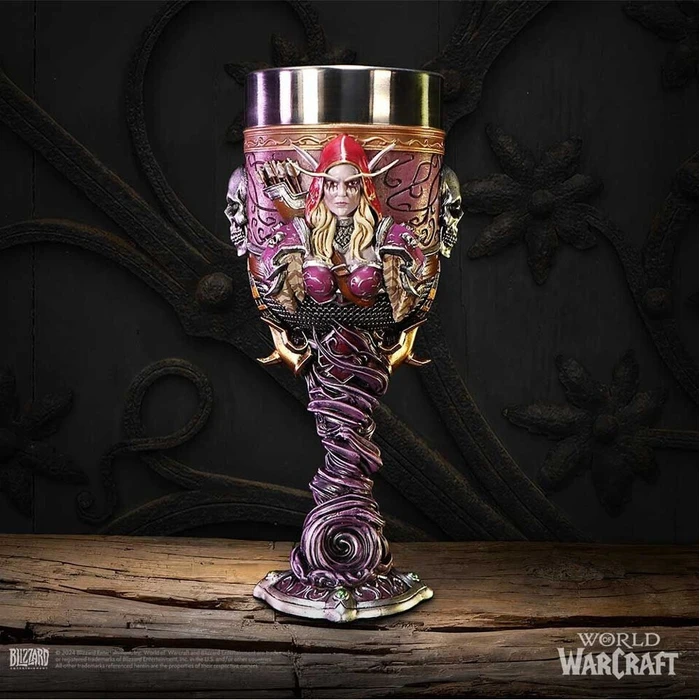 Gaming Collectible Nemesis Now World of Warcraft Sylvanas Goblet 19.5cm