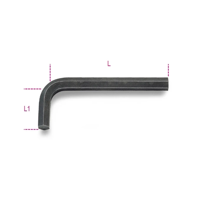Beta L-shaped Allen (Hex) Key 2.5 mm (96N-2.5)