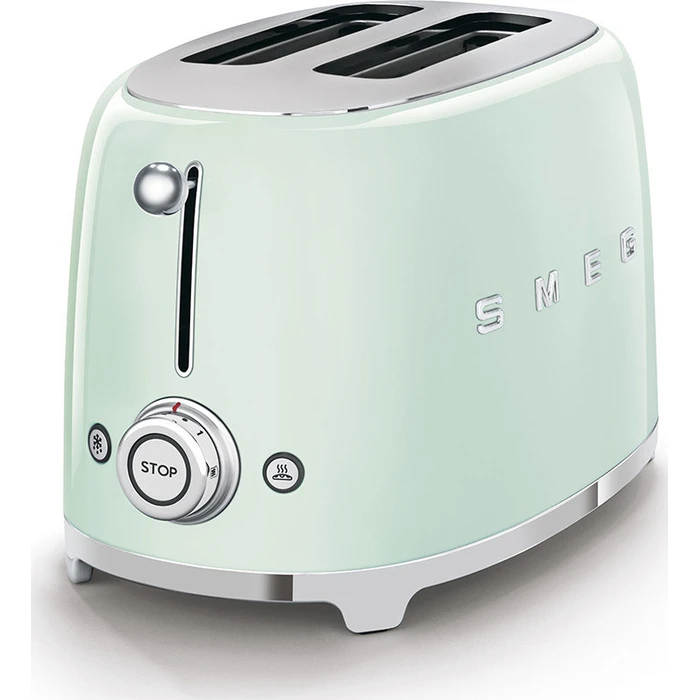 Smeg TSF01PGEU Φρυγανιέρα 2 Θέσεων 950W Πράσινη