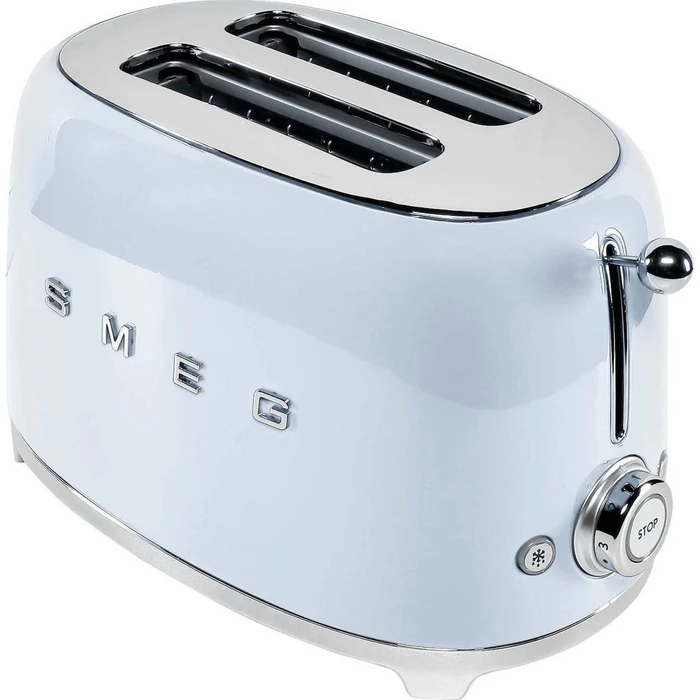 SMEG 50's Retro Style 2-Slice Toaster TSF01PBEU Blue